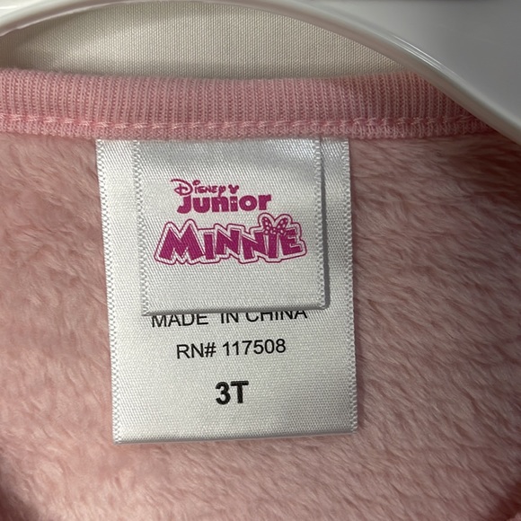 Disney Little Girls Minnie Woobie Sweatshirt - Picture 4 of 7